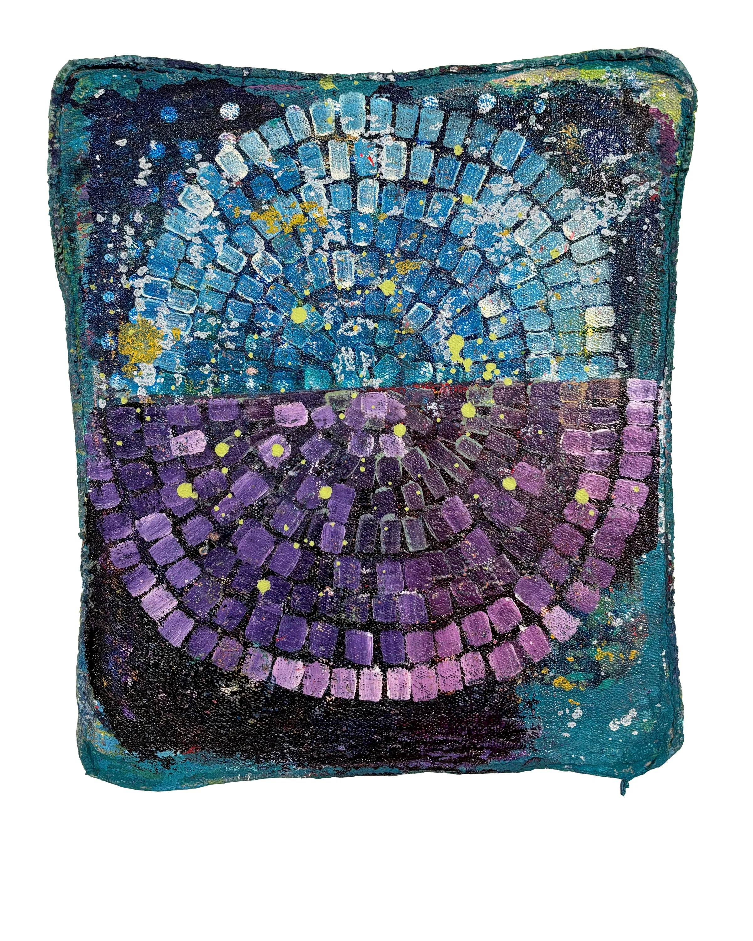 Jason Rohlf Brightness 17 X 15" acrylic on muslin shop rag 2018:26.jpg