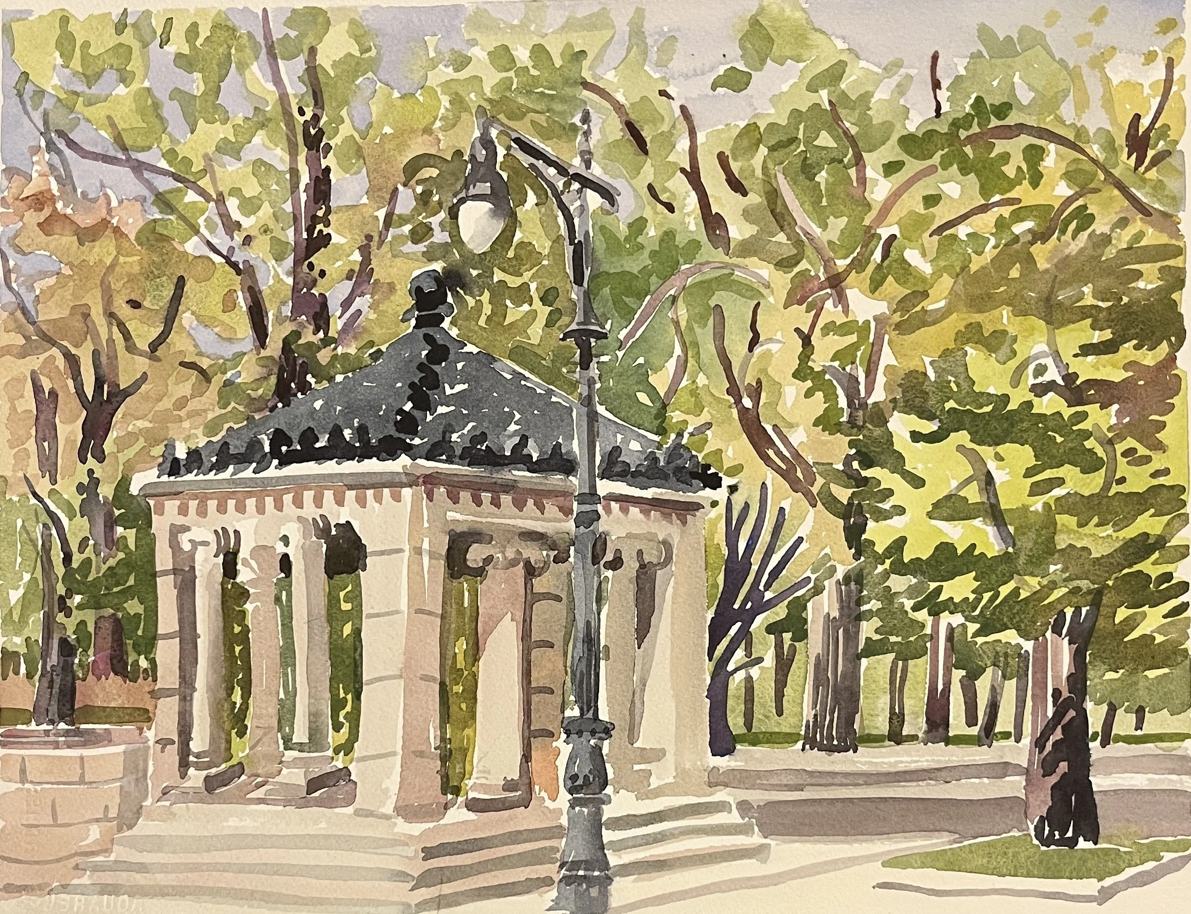 Susan Greenstein, "Park circle"