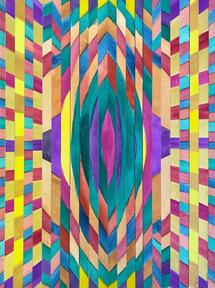 Patricia Fabricant, "Pussy Painting 1"