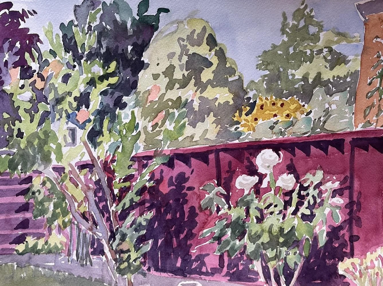 Susan Greenstein, "Utah Backyard"