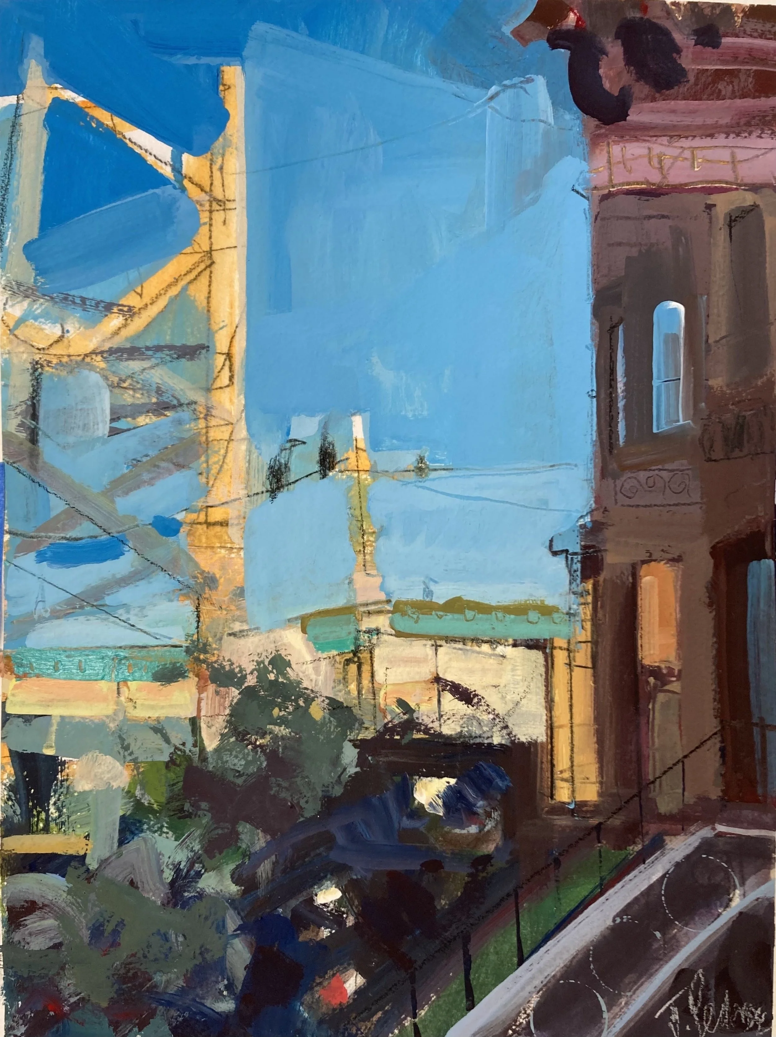 Janet Pedersen, "Open Sky, Sunset Park"