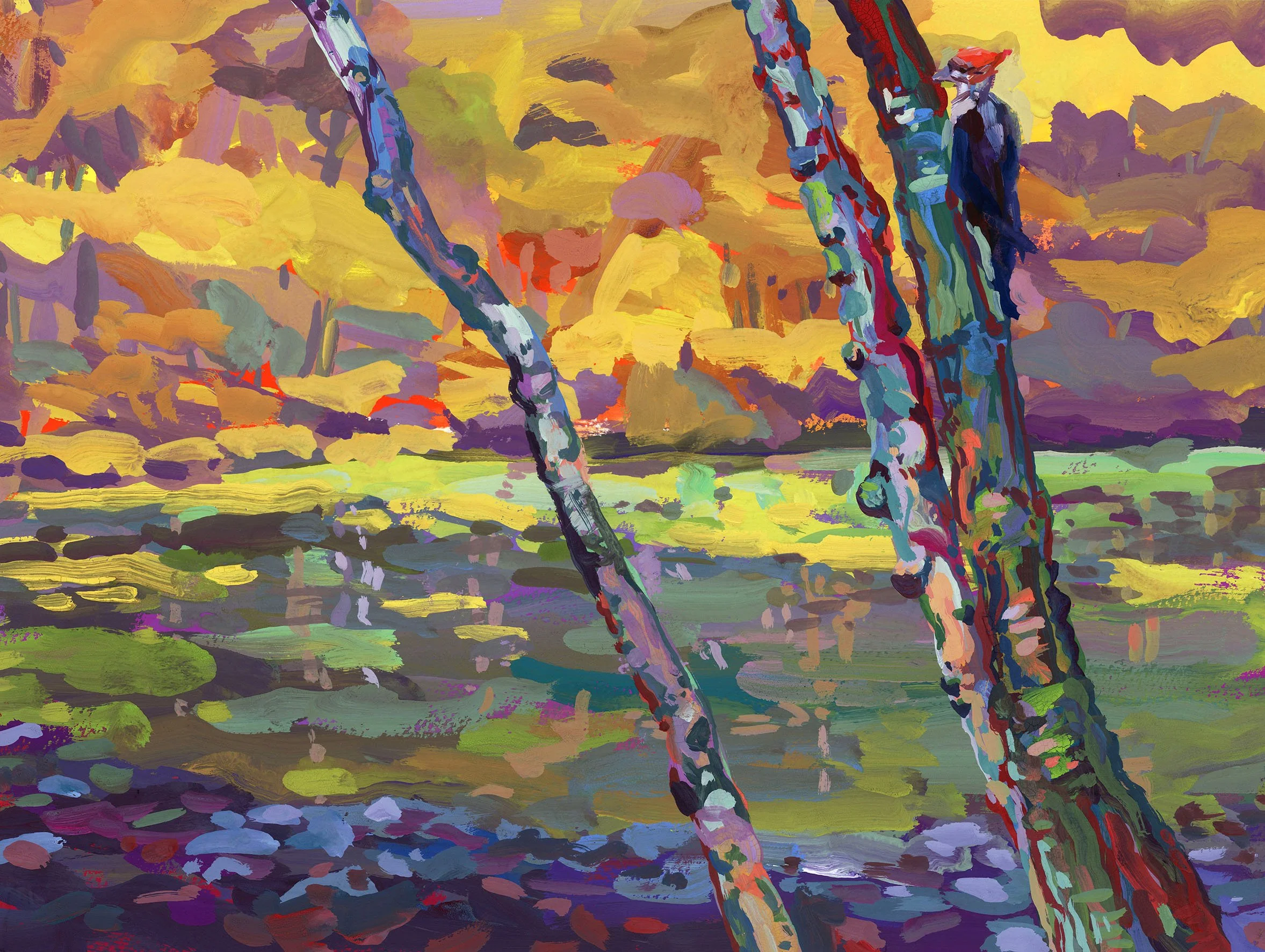 Carol Fabricatore, "Pileated Woodpecker"