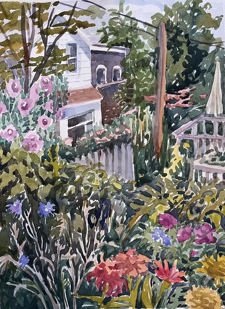 Susan Greenstein, "Backyard Colorfast"