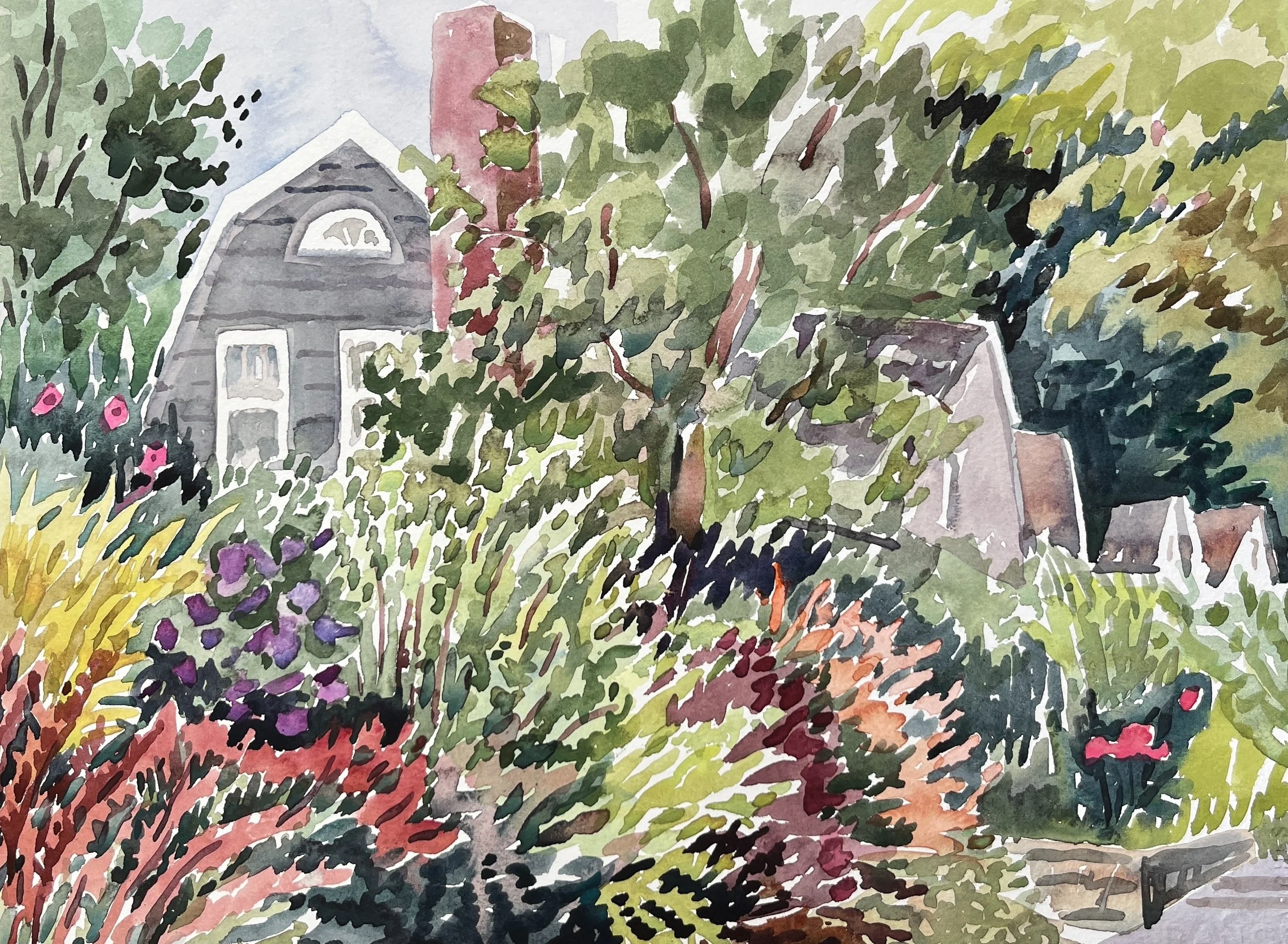 Susan Greenstein, "Wild Garden in Portland"