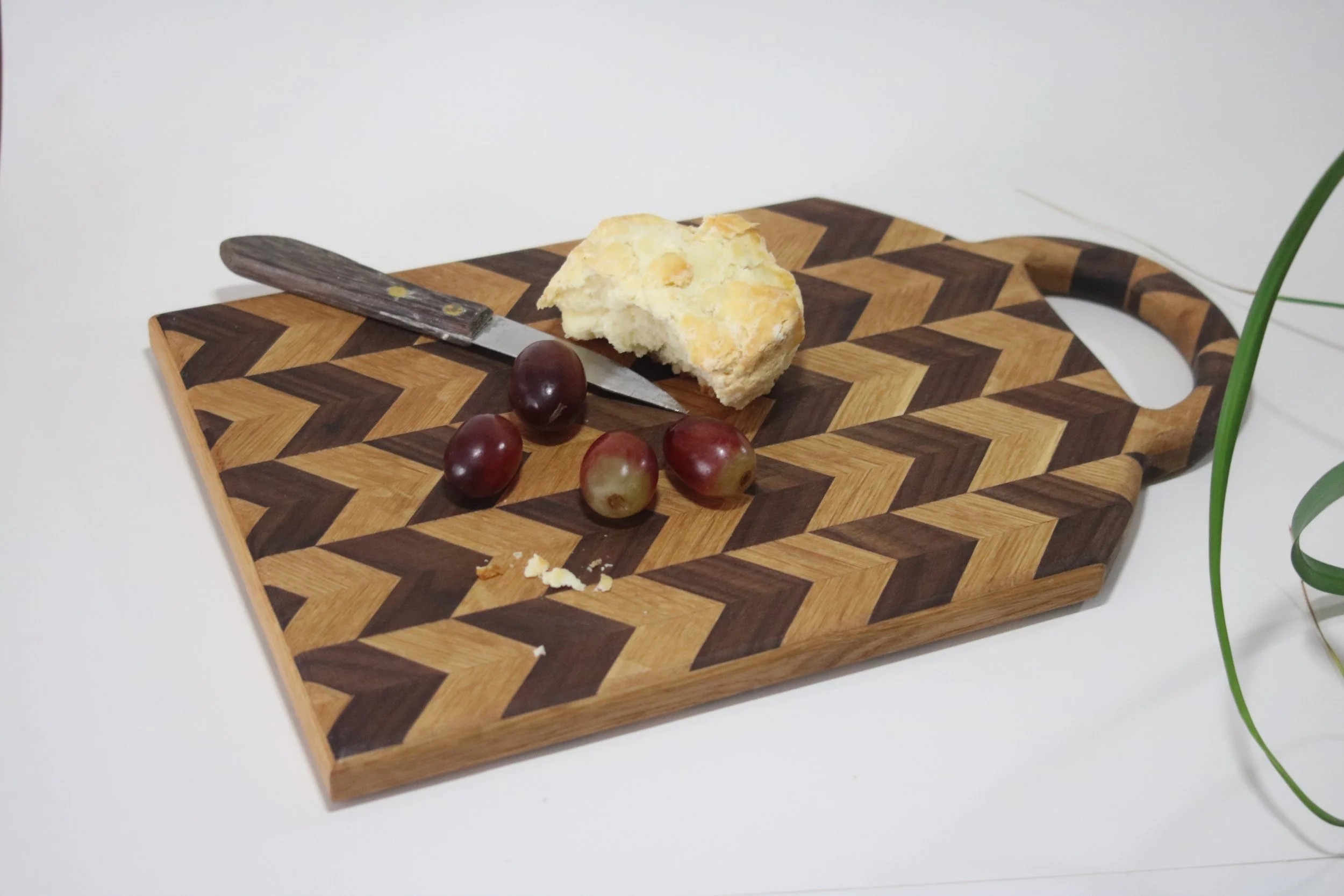 Planche à découper en chevrons