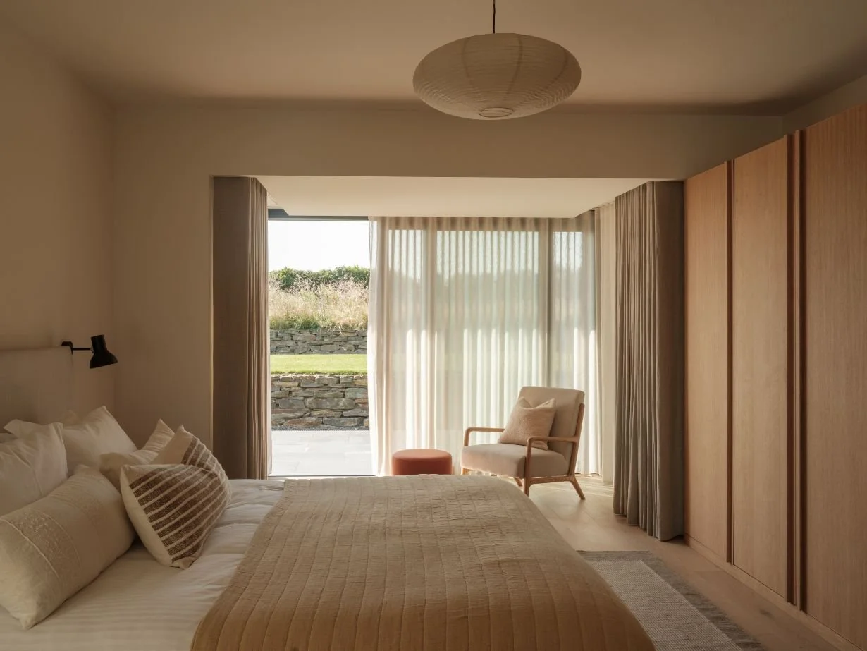 Spacious rooms on Gea's Yoga retreat in Cornwall