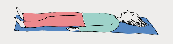 gentle yoga lying down savasana