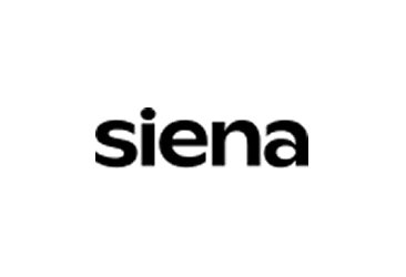 The word "siena" written in black lowercase letters on a white background.