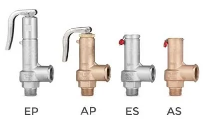 Válvula de seguridad criogénica para alivio automático de presión. Apertura total instantánea para protección de sistemas criogénicos y equipos industriales a presión.