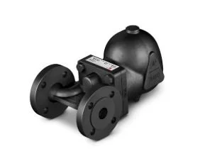 Purgador a boya cerrada de alta capacidad para extracción de condensados en vapor saturado o sobrecalentado. Ideal para sistemas industriales de media y baja presión.