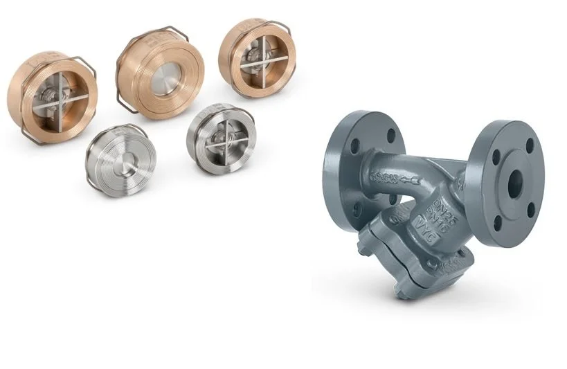 Válvulas de retención industriales para vapor y fluidos. Evitan el flujo inverso y protegen equipos mediante control de antirretorno y filtrado en sistemas térmicos e industriales.