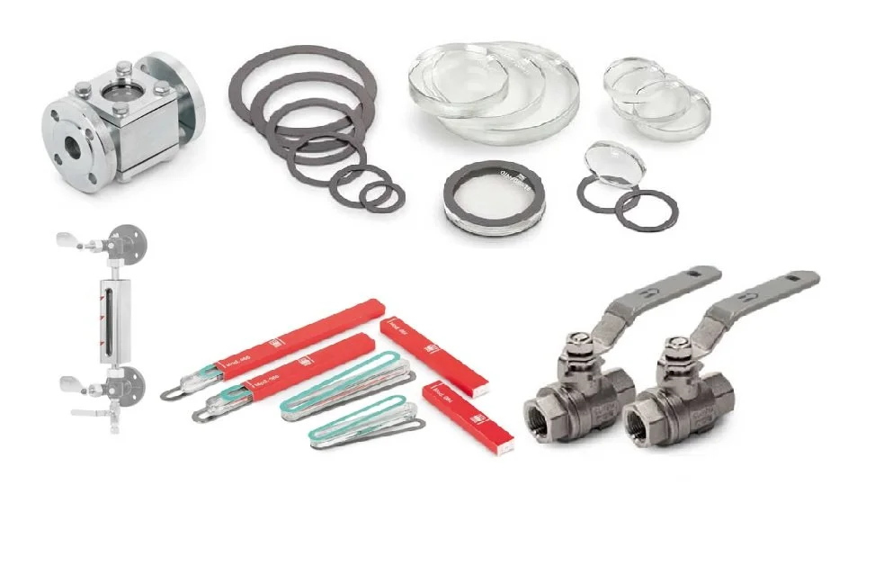 Mirillas e indicadores de nivel industriales para vapor y fluidos. Permiten control visual, verificación de procesos y nivel en calderas, tuberías y recipientes a presión.