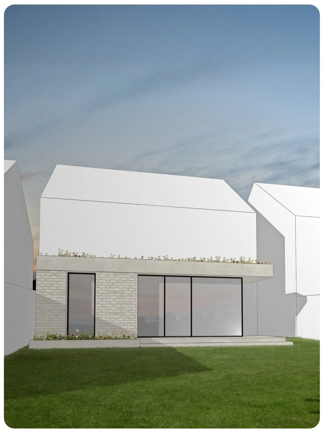 A quick concept render for a speculative project in Winchburgh, West Lothian.