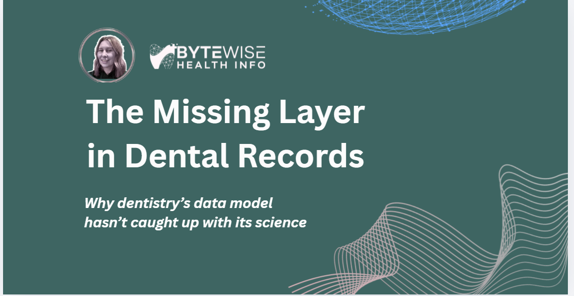 The Missing Layer in Dental Records: Biology