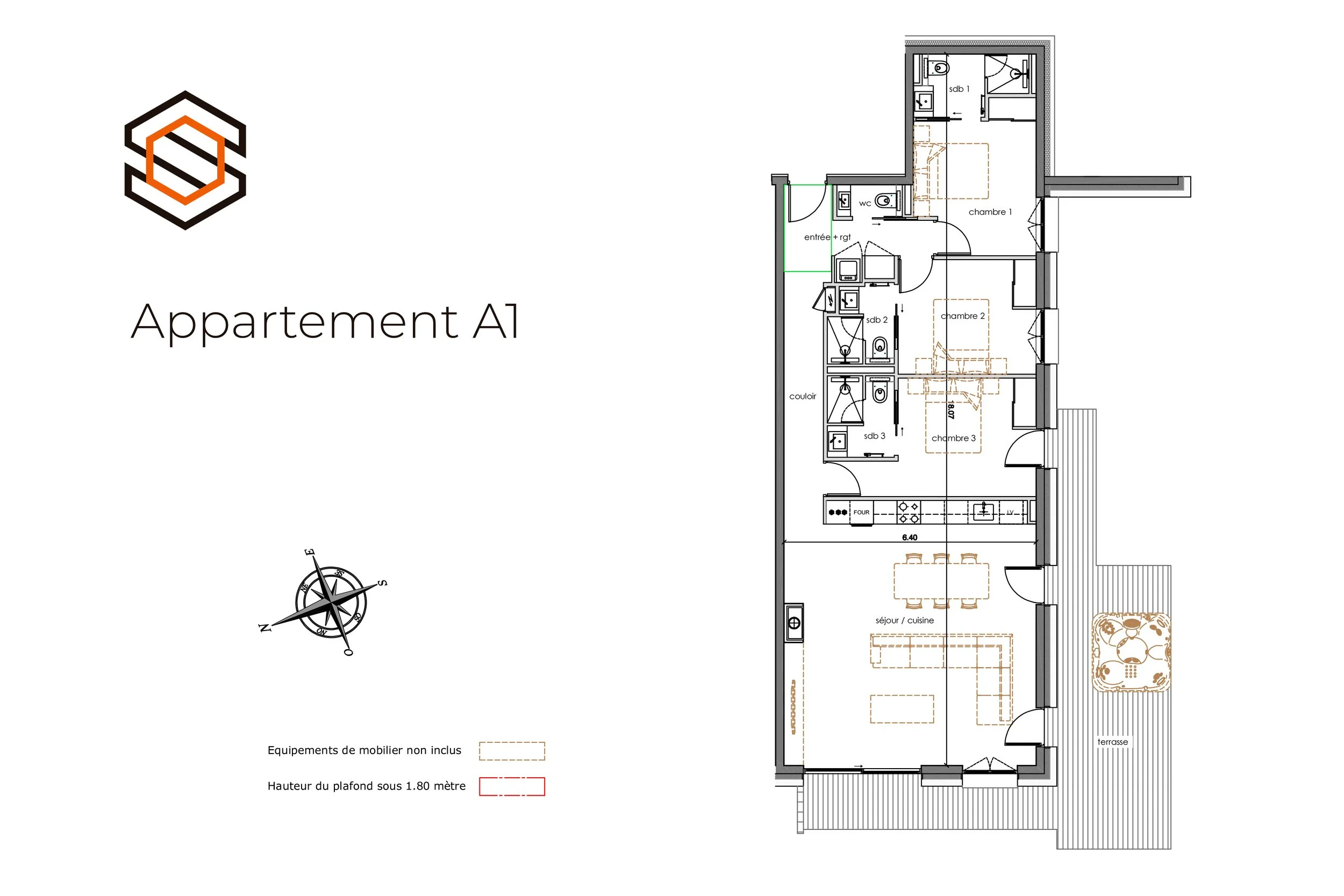 Plans optimisés pour un aménagement de qualité dans ce programme immobilier, en partenariat avec HOME SUMMIT. Accompagnement personnalisé et suivi sur mesure pour votre investissement en immobilier de montagne.