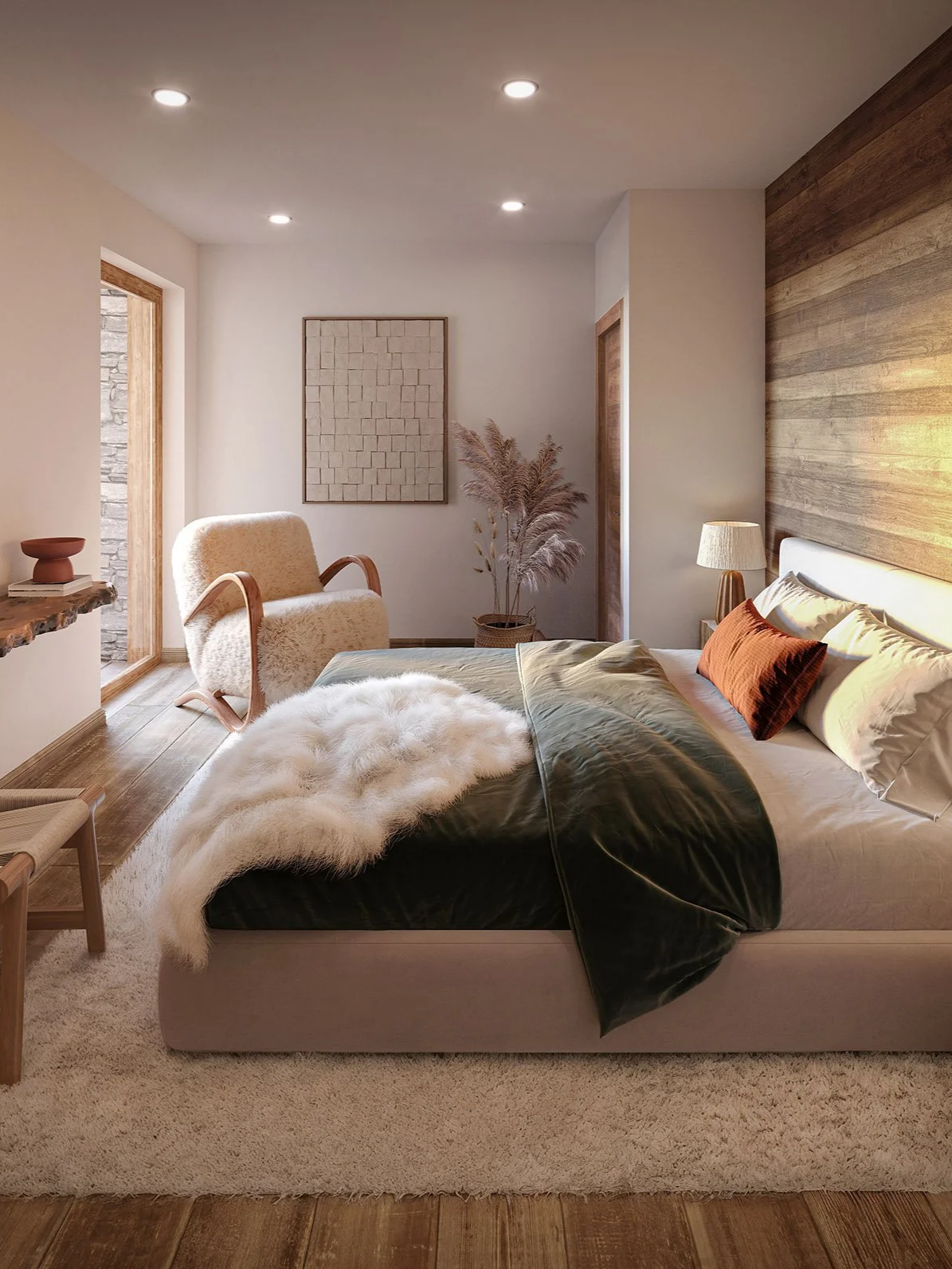 Chambre raffinée dans une résidence premium proche des pistes de ski, offrant un fort potentiel de rentabilité locative dans les 3 Vallées.