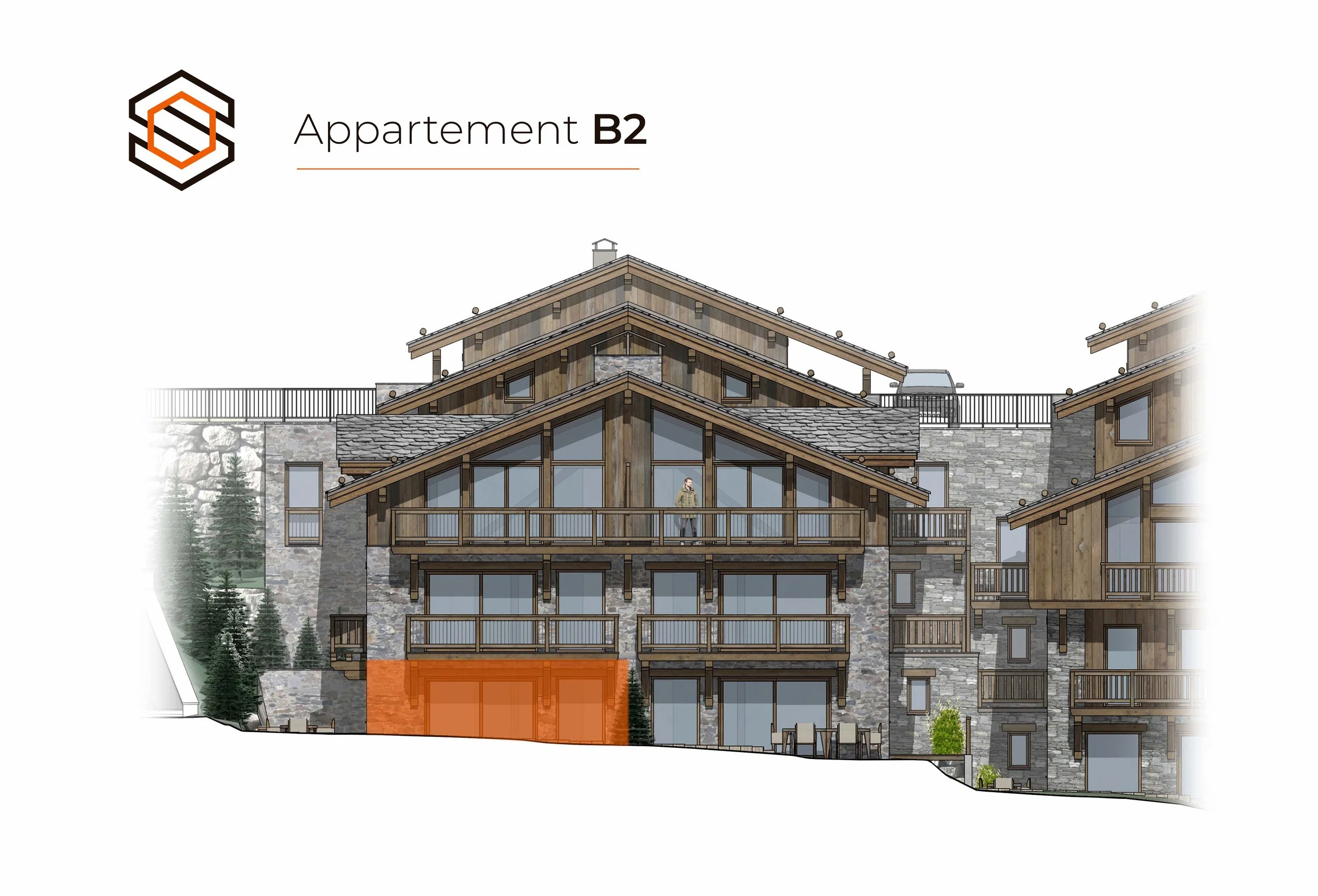 Appartement à vendre à proximité des pistes de ski des 3 Vallées dans une résidence premium proposée par HOME SUMMIT à Saint-Martin-de-Belleville.