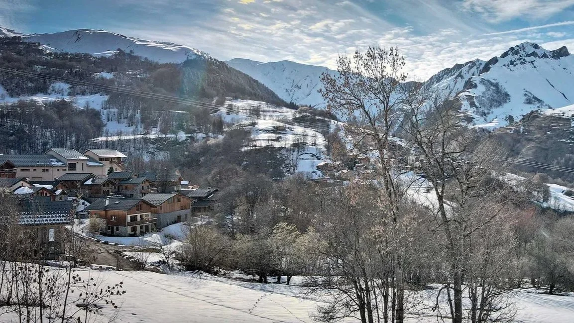 Vue montagne depuis un appartement de 93 m² à vendre à Saint-Martin-de-Belleville