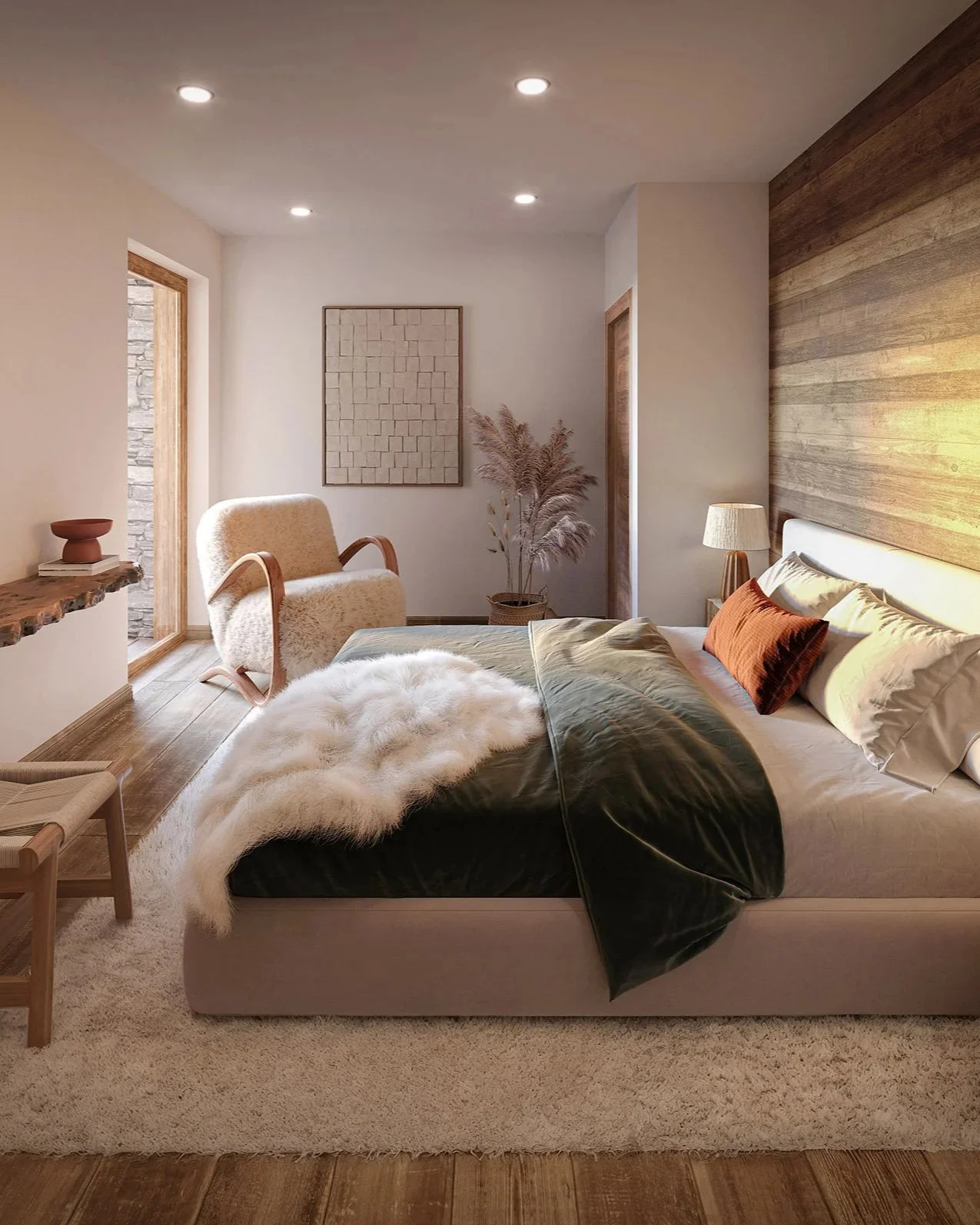 Appartement d'exception avec chambre haut de gamme et prestations para-hôtelières à Saint-Martin-de-Belleville, proposé par HOME SUMMIT.