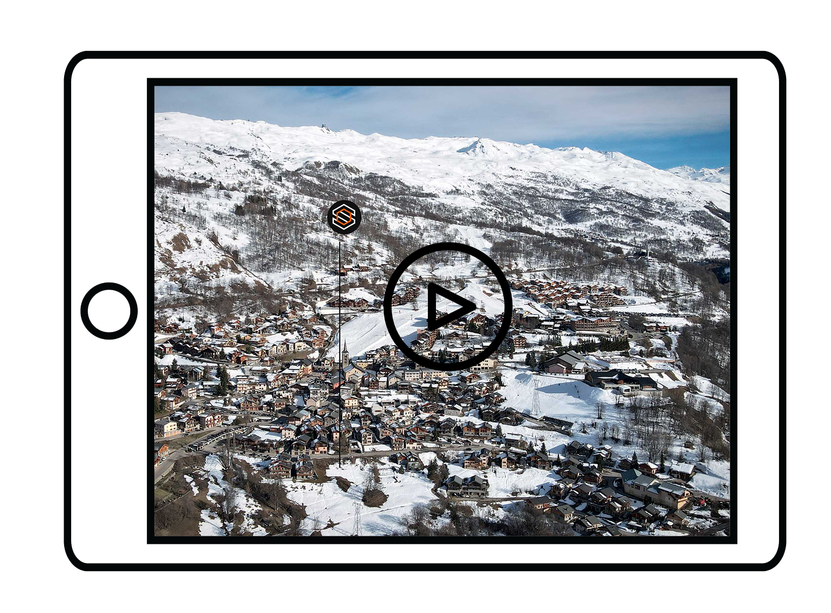 Vidéo YouTube réalisée par l’agence indépendante HOME SUMMIT présentant les appartements à vendre dans le village de Saint-Martin-de-Belleville.