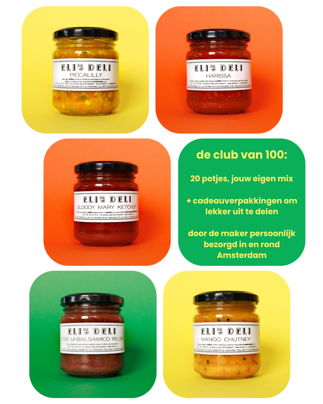 eli's deli club van 100 lidmaatschap flyer