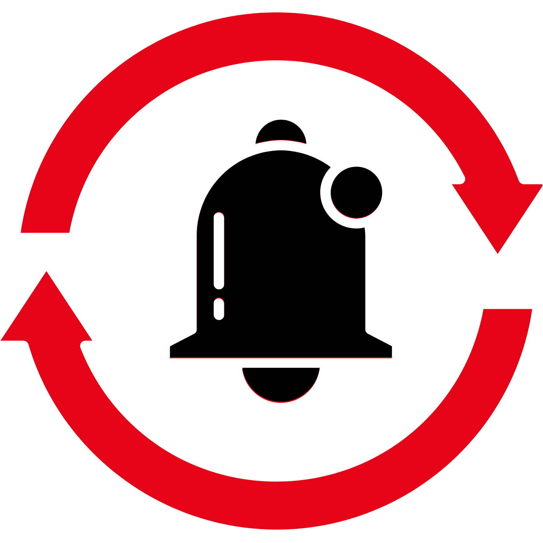 Notification bell icon representing regular content updates