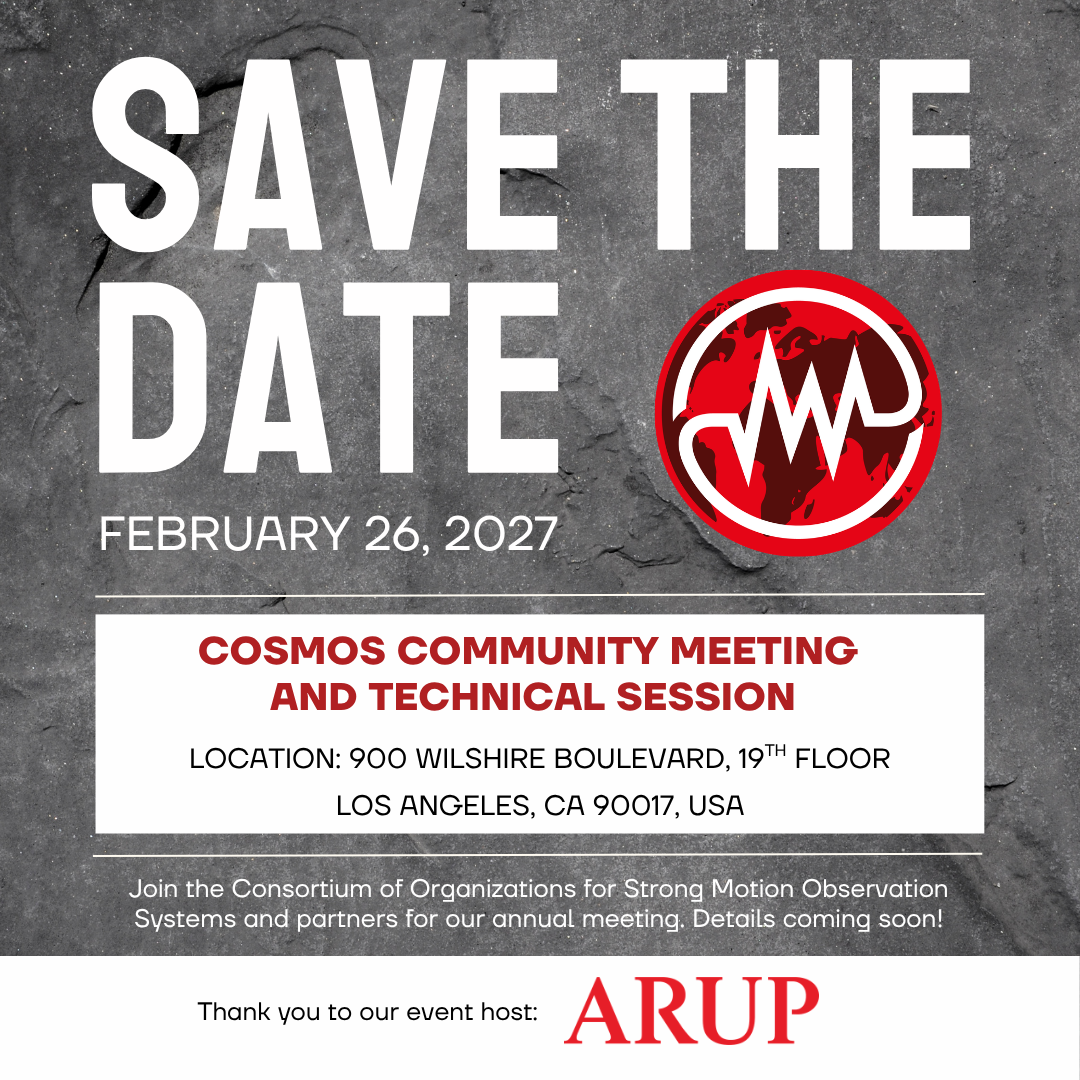 2027 COSMOS Community Meeting & Technical Session