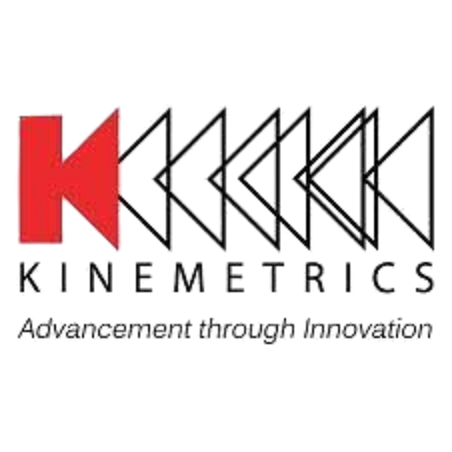Kinemetrics logo, a sponsor and organizational member of COSMOS