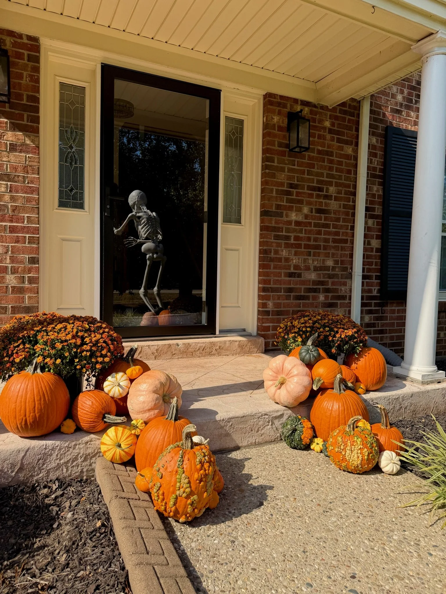Pumpkin porch design for Louisville Kentucky homeowners