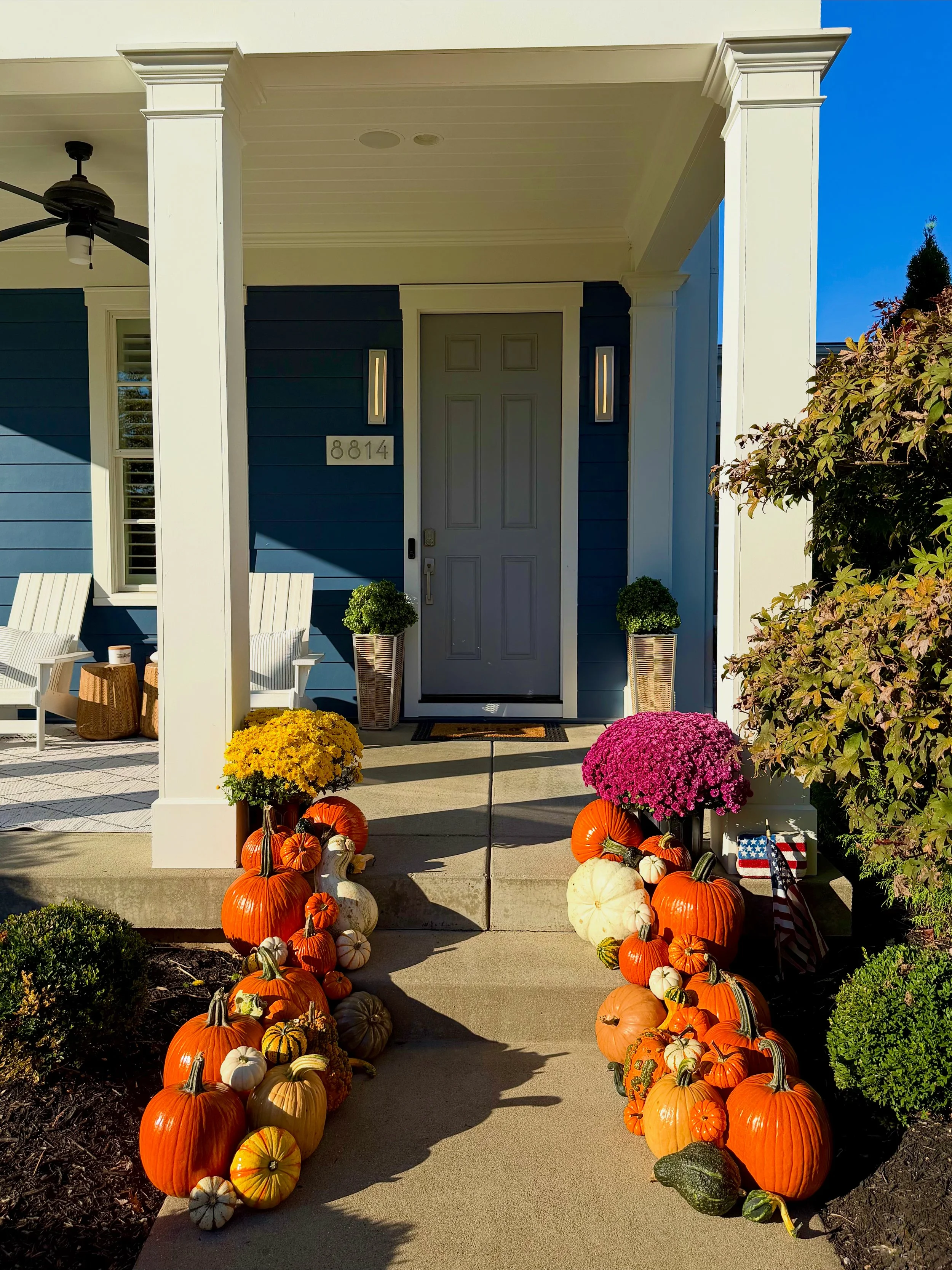 How Holiday Charm Helps Louisville Homeowners Create the Perfect Fall Porch
