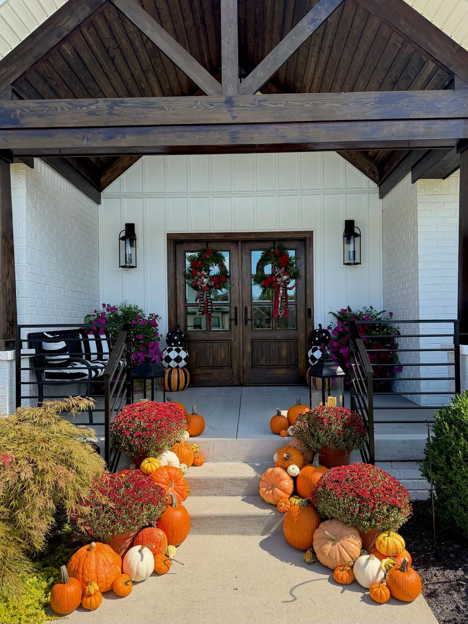 Pumpkin porch design for Louisville Kentucky homeowners