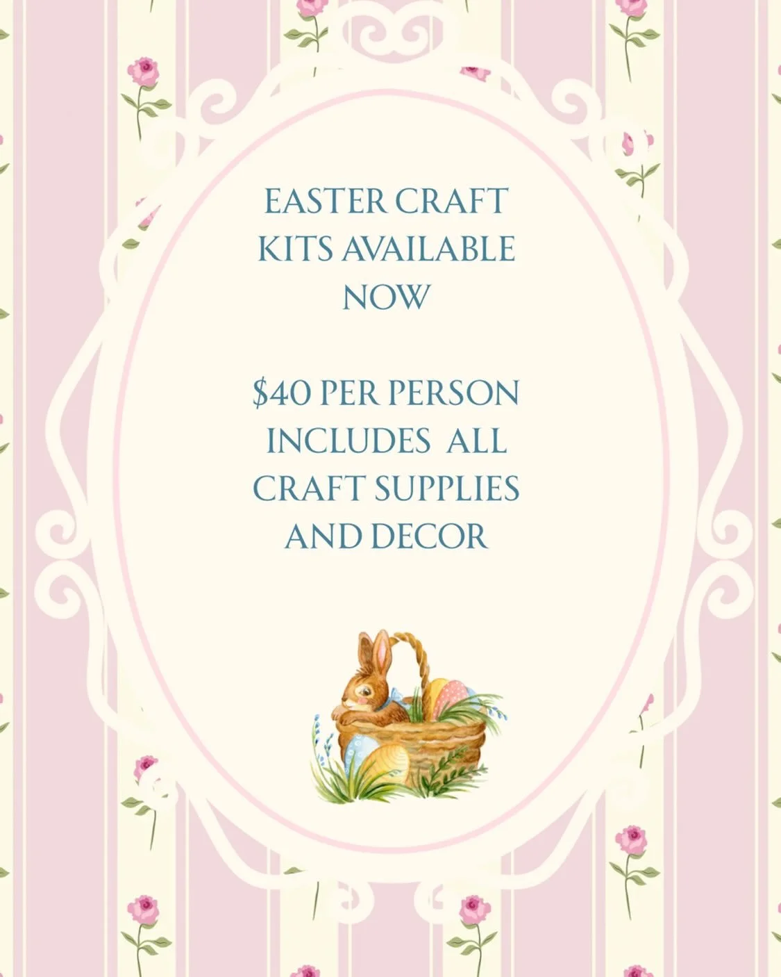 Book your DIY Craft Kit now for Easter !