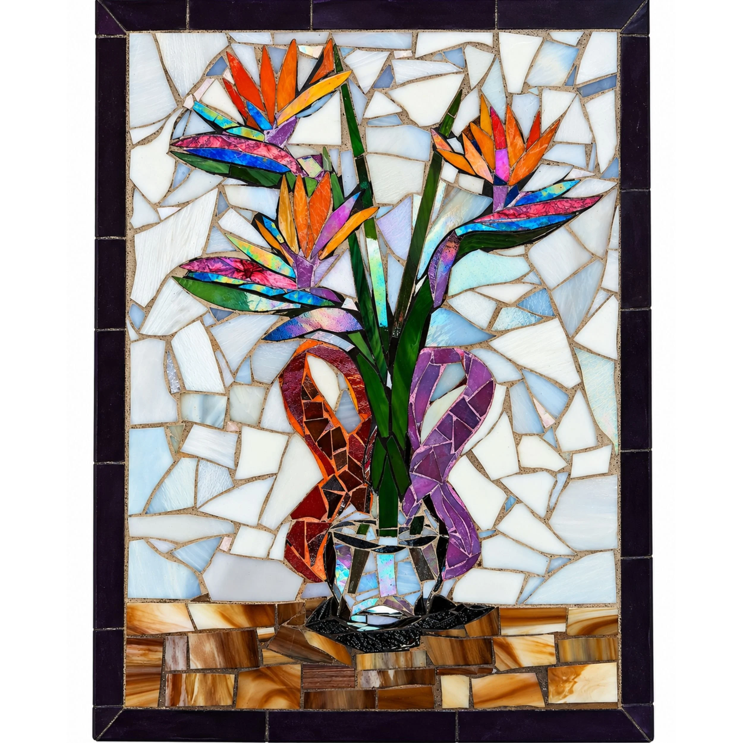 Survivor — A floral tribute commissioned as a gift for a breast and bladder cancer survivor.