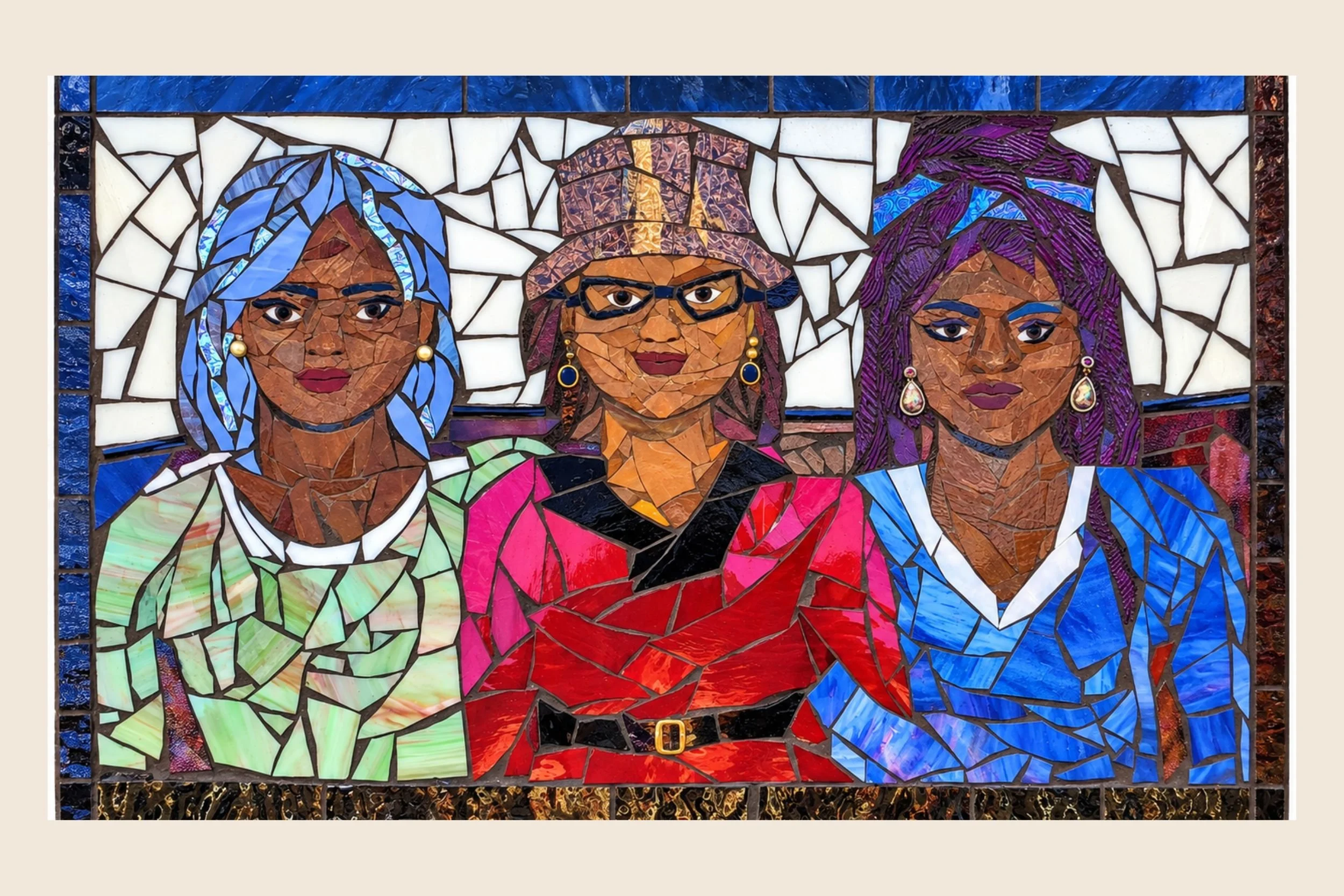 Us Three — My mother, my sister and me.