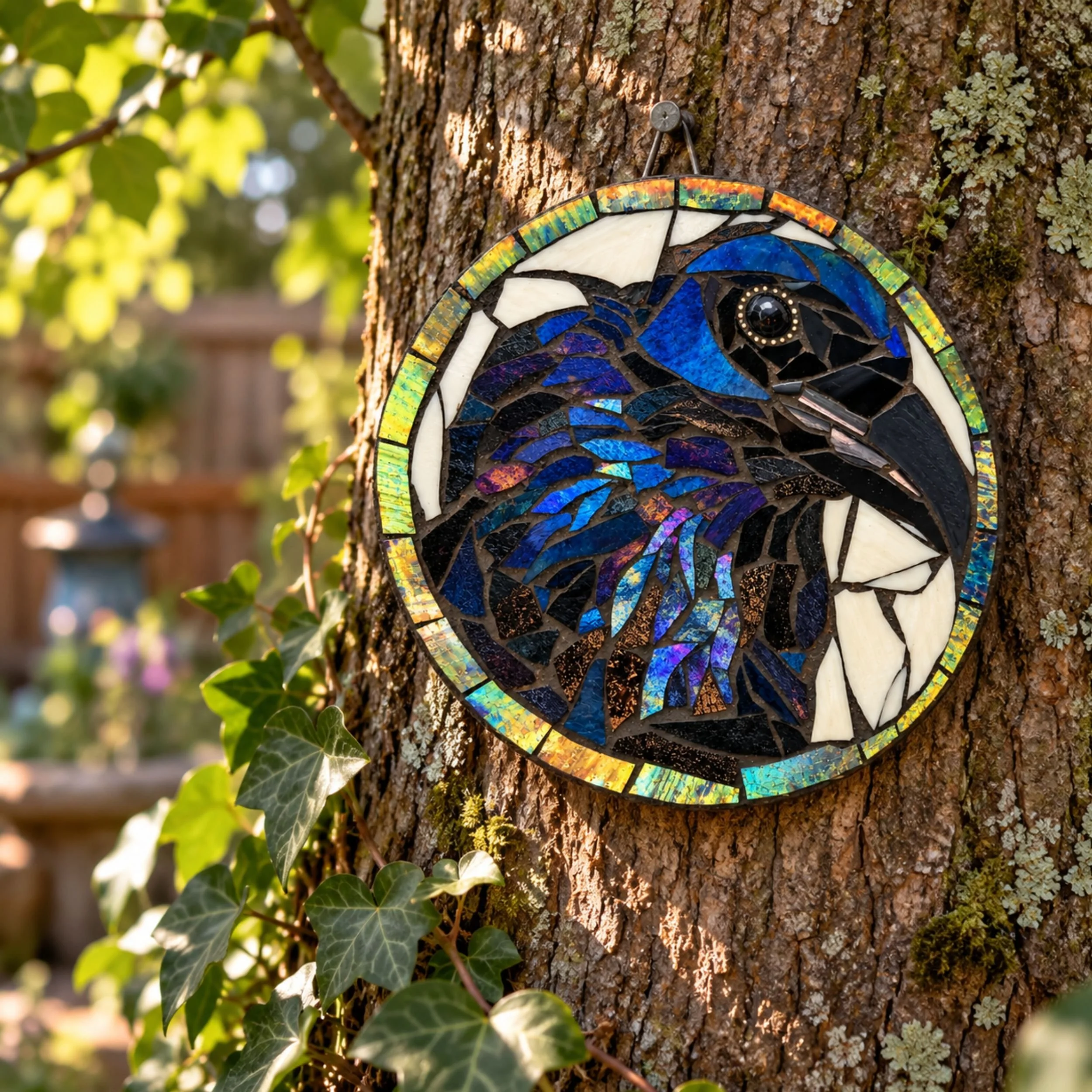 Raven – 8" Indoor/Outdoor Mosaic Wall Art (Copy)