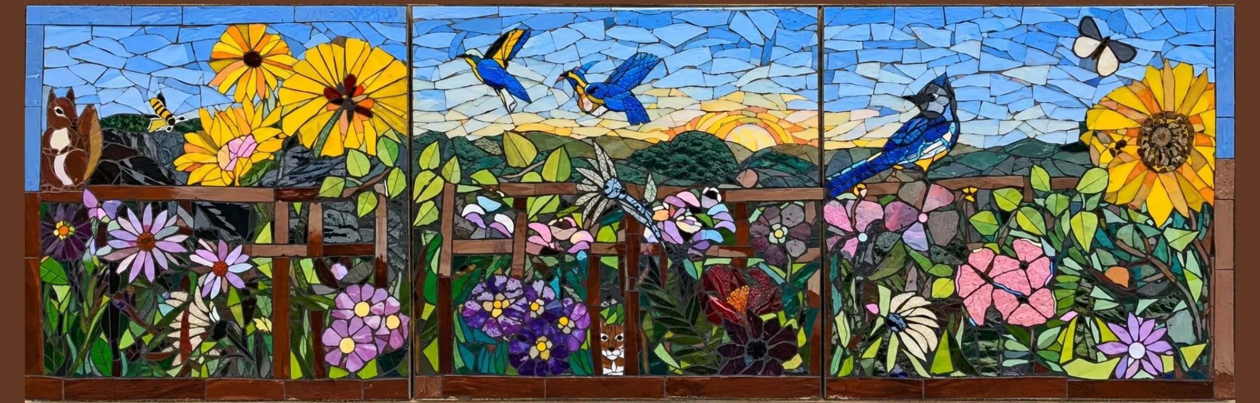 Morning Sunrise — Commissioned for a patio planter overlooking the client’s east-facing view.