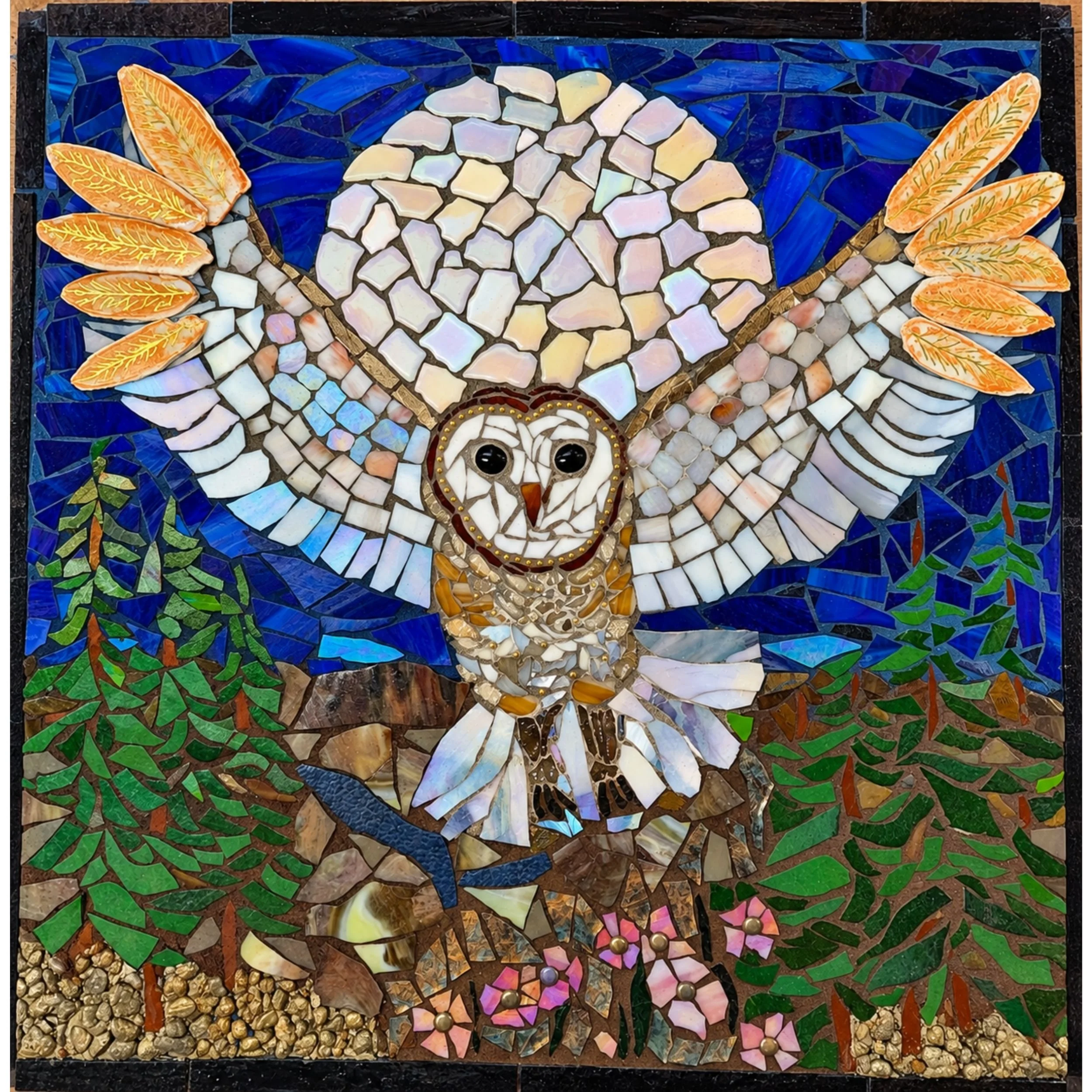 Nght Watcher 22 x 22" , 