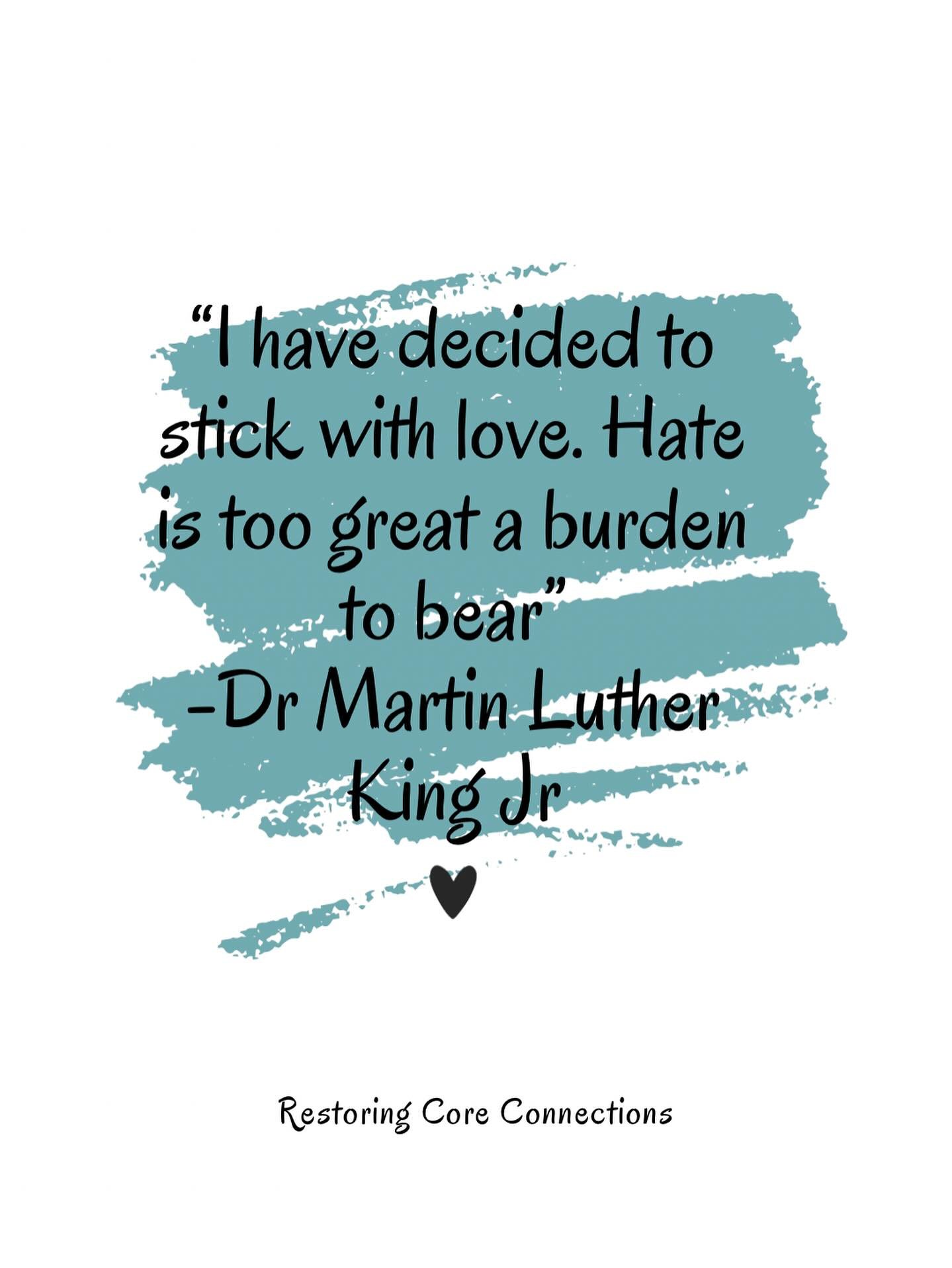In pelvic floor therapy, love looks like compassion, dignity, and meeting every body with care ❤️ 

Remembering Dr. Martin Luther King Jr. today and his fight for equality!