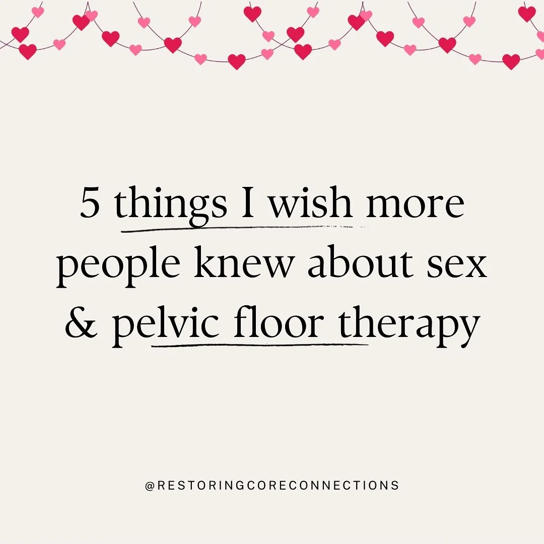 💕Valentine&rsquo;s Day week post #2! 

🚫 If intimacy feels uncomfortable, rushed, numb, or painful&mdash;your body isn&rsquo;t broken.

It&rsquo;s communicating. And pelvic floor therapy can help you listen + respond. ❤️