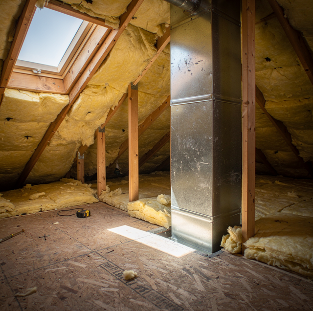 Rooftop evaporative cooler with cracked open window below