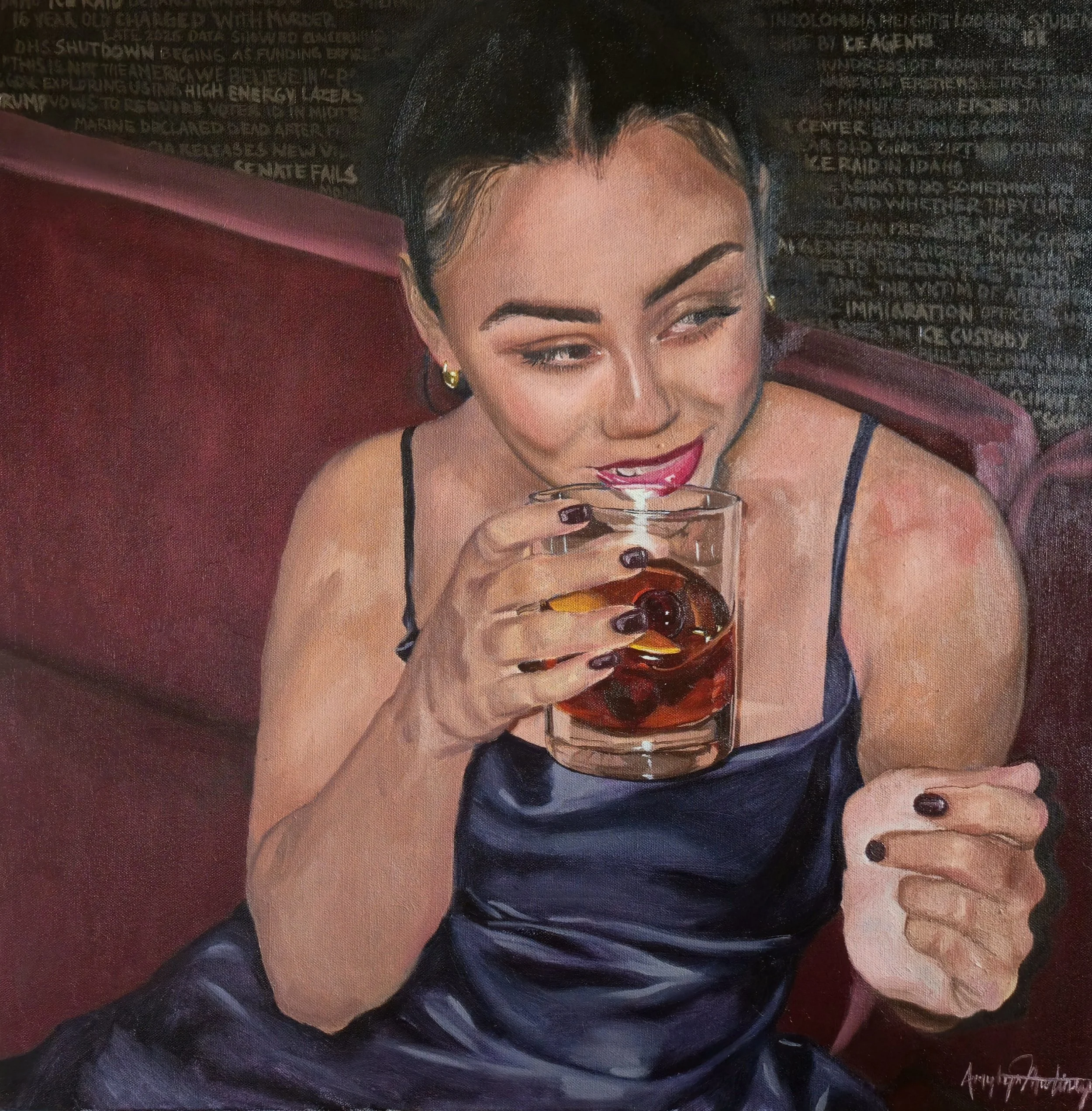 Escapism

Oil on 24" x 24" Canvas

Escapism is part of a larger body of work exploring the human impulse to reconnect with our true nature. The piece opens the narrative of this collection, examining dissociation not as avoidance, but as a survival m