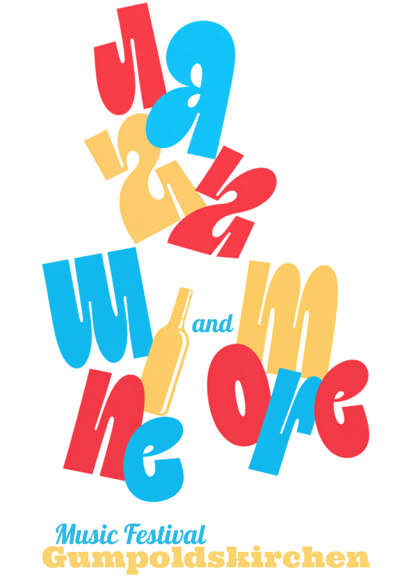 Logo von JAZZ, WINE & MORE Music Festival in Gumpoldskirchen vom 14. bis 15. November 2026.