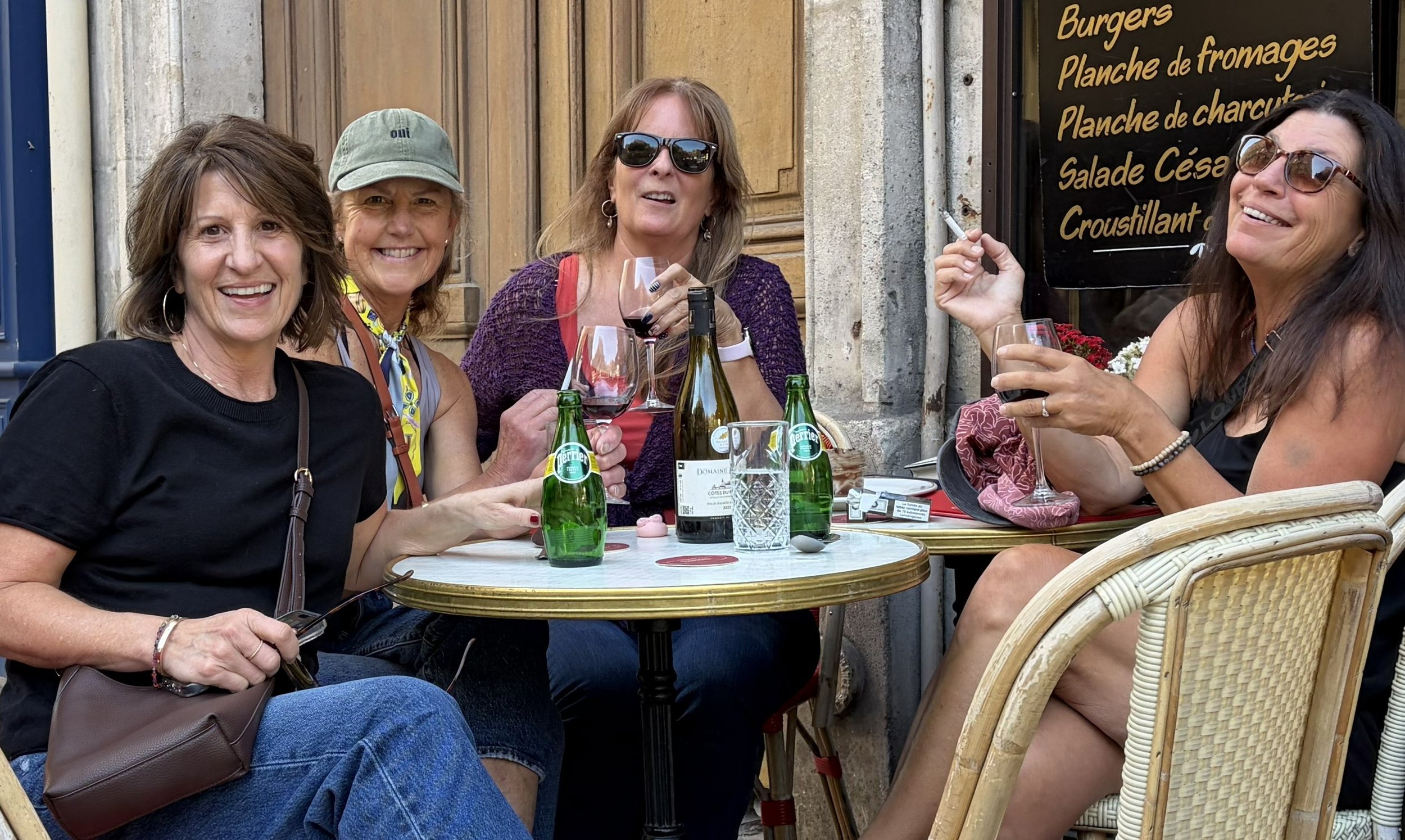 Meeting up with Kathy Murnane in the City of Light
