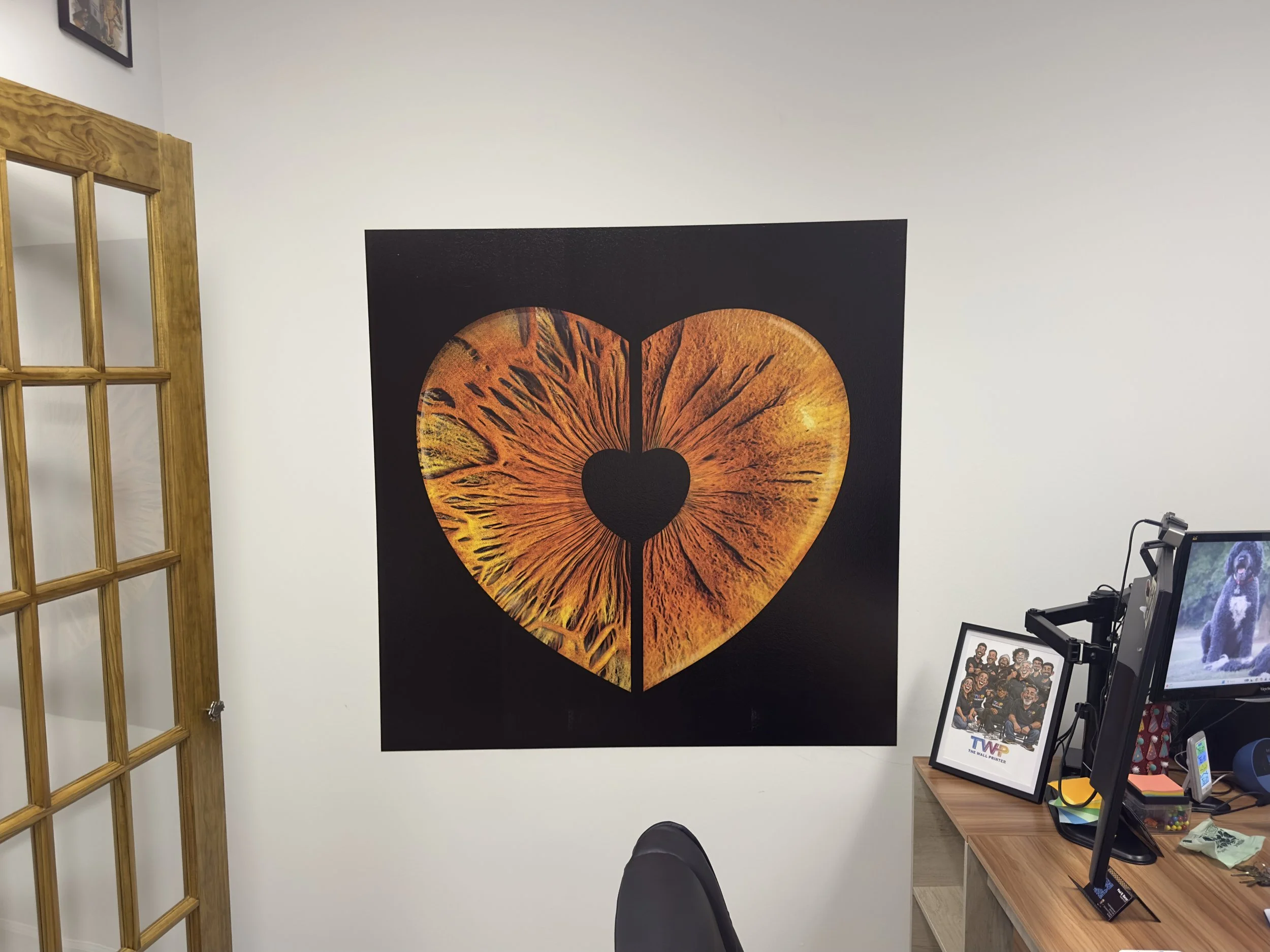 Printing my art directly on a wall - who knew?