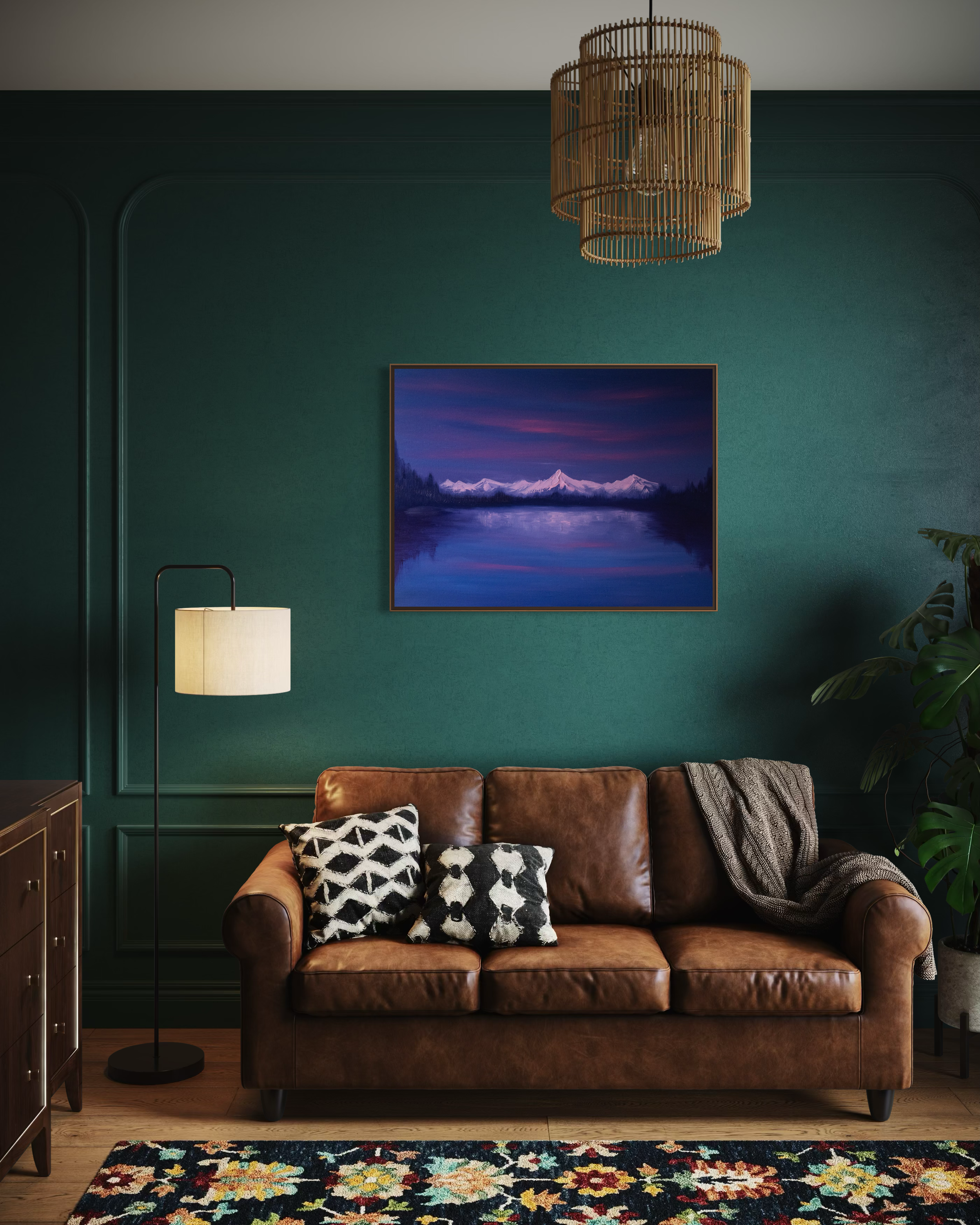 Twilight Reflection Original Mountain Art – Cat Goward.png