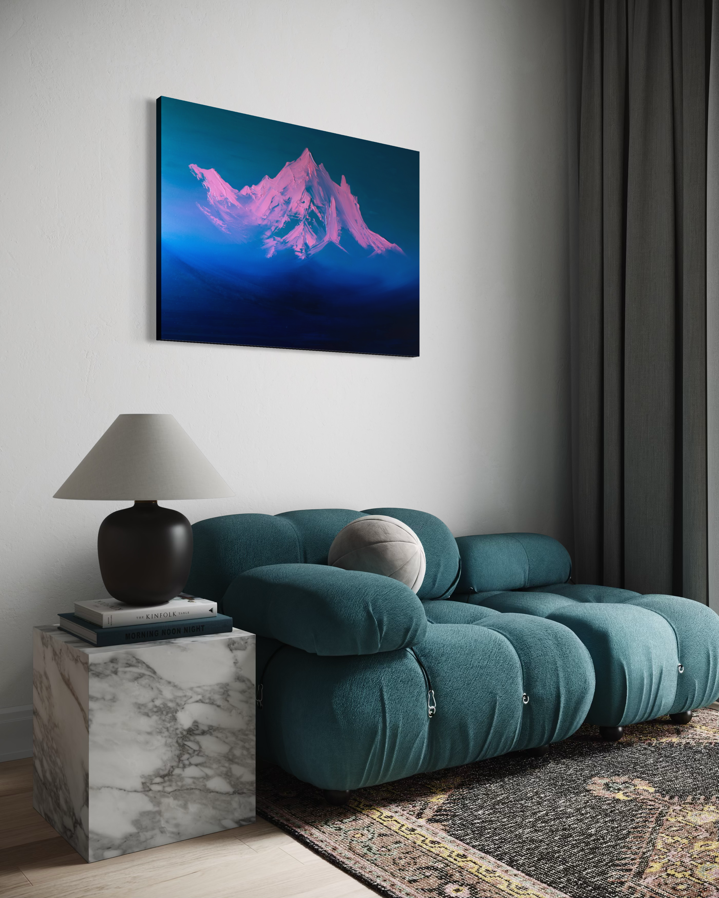 Mount Kenya hanging on the wall