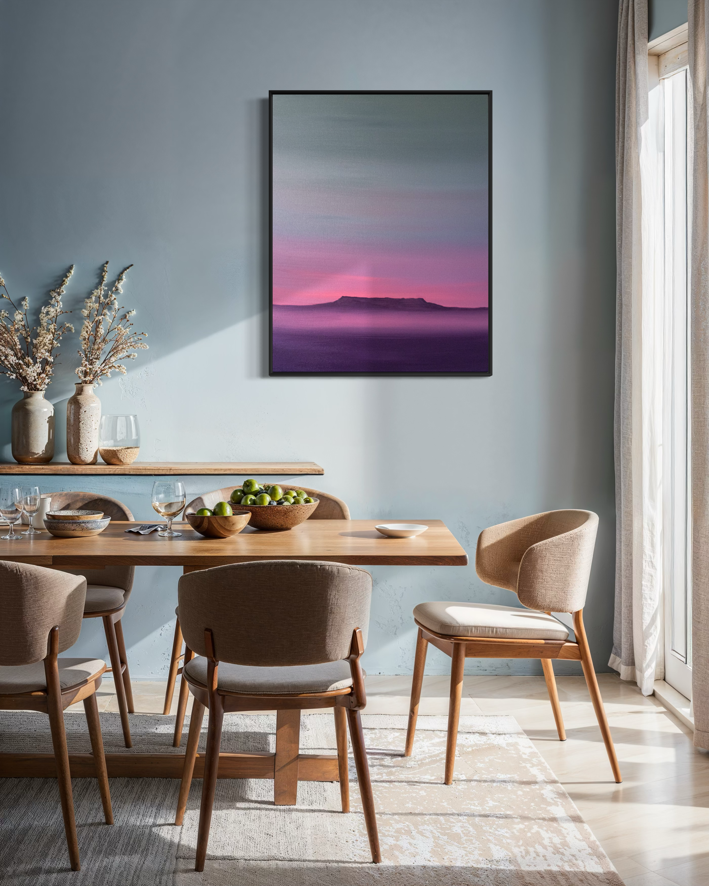 Table Mountain at Dusk Original Mountain Art – Cat Goward.png