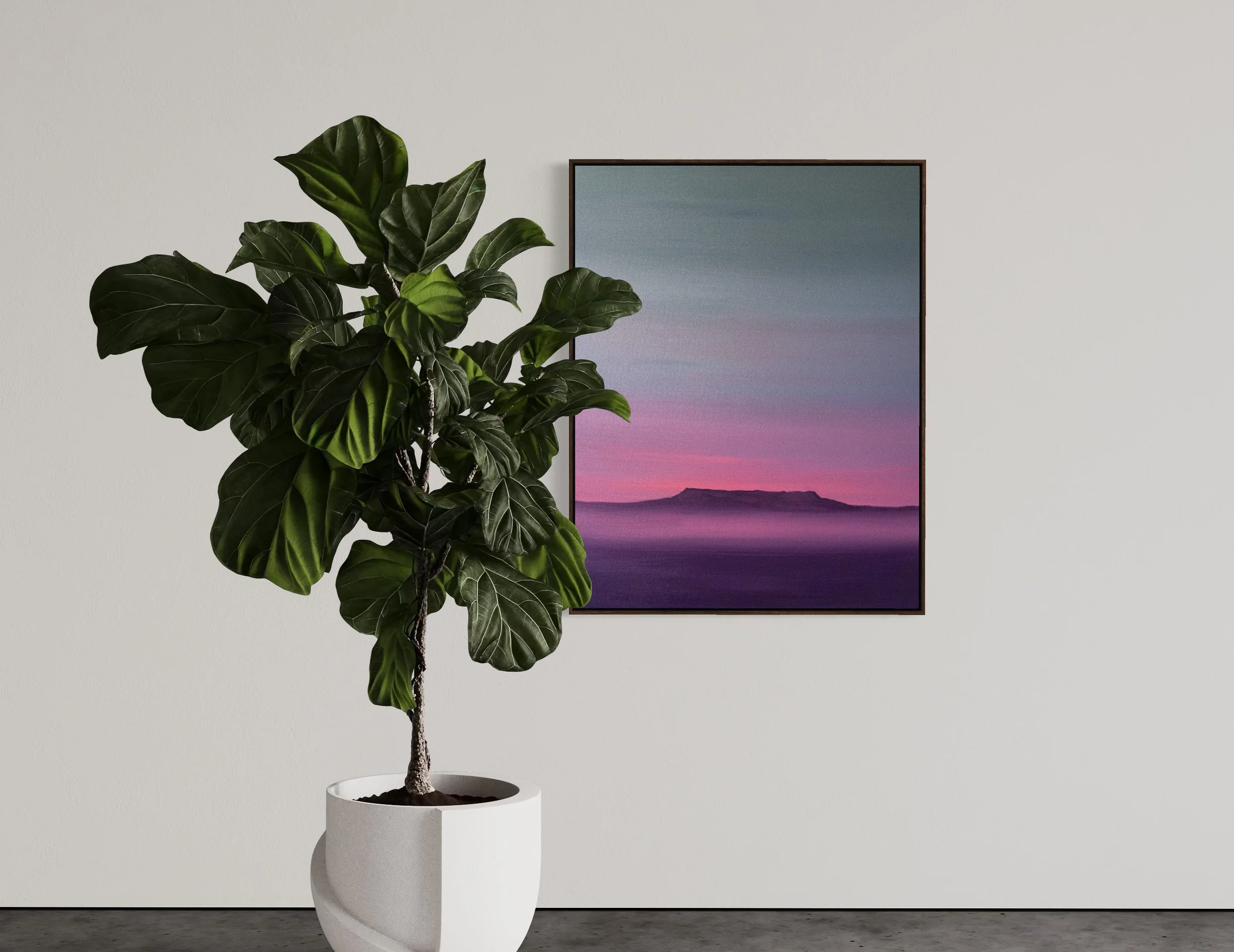 Table Mountain at Dusk Original Mountain Art – Cat Goward.jpg