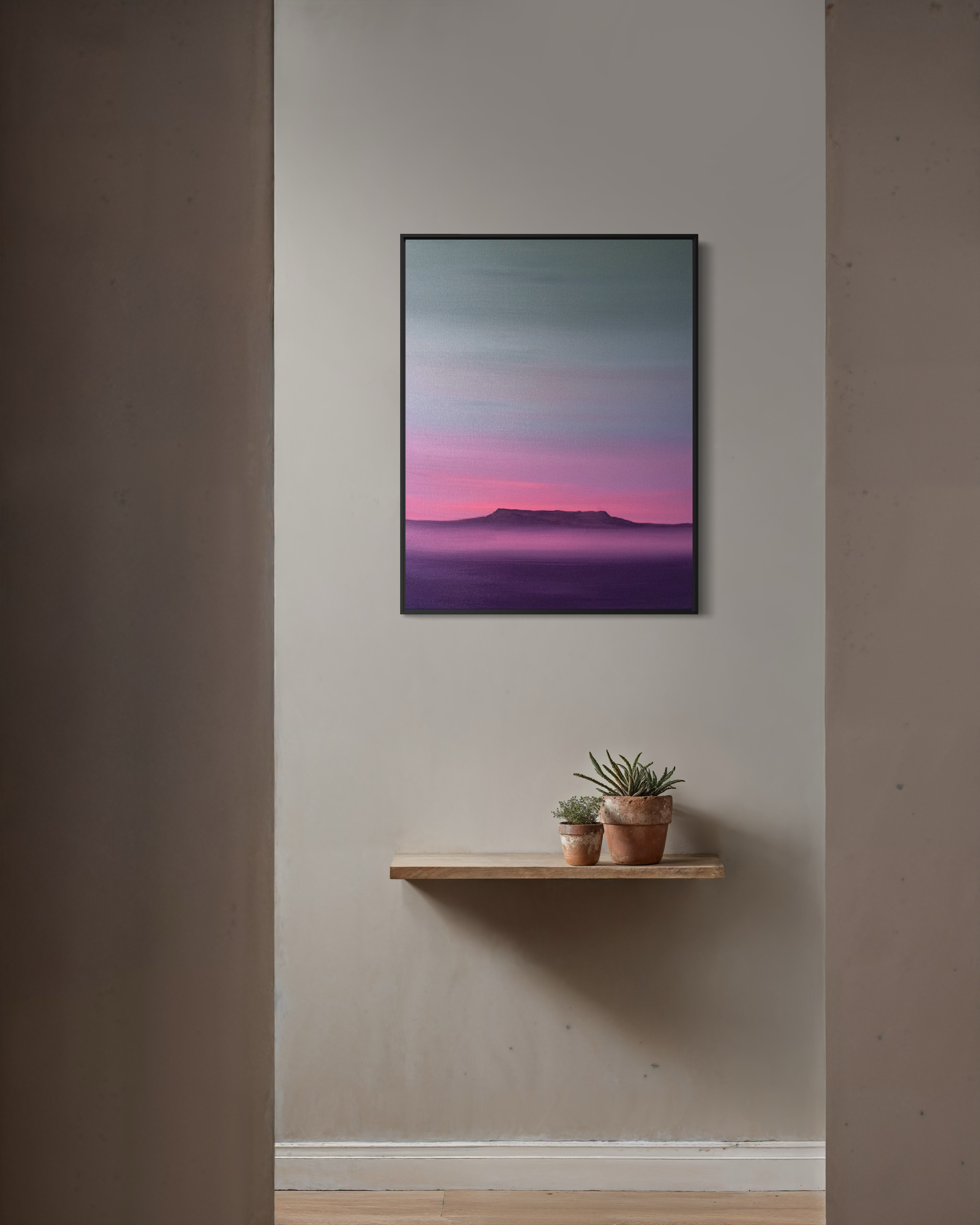 Table Mountain at Dusk Original Mountain Art – Cat Goward.png