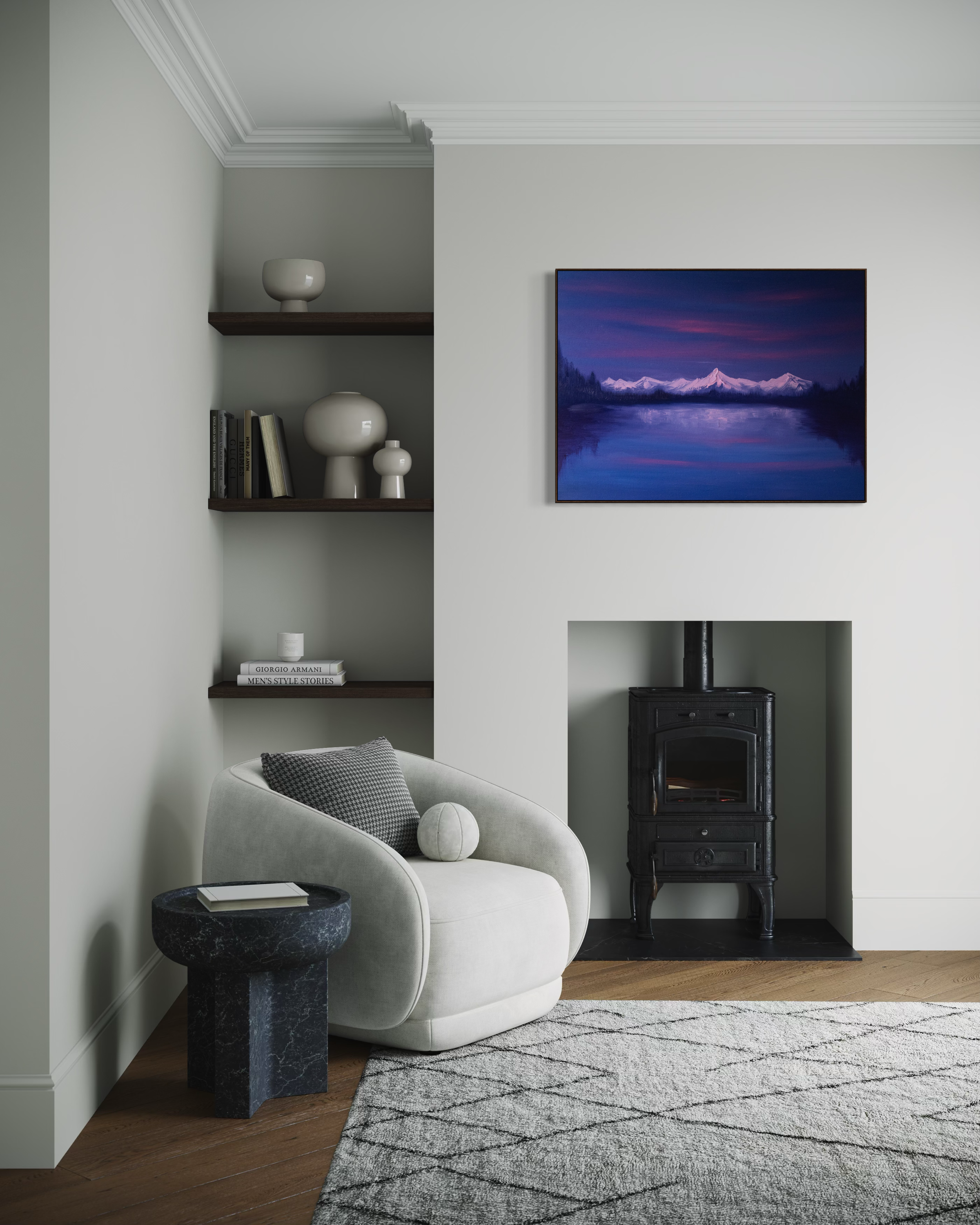 Twilight Reflection Original Mountain Art – Cat Goward.png